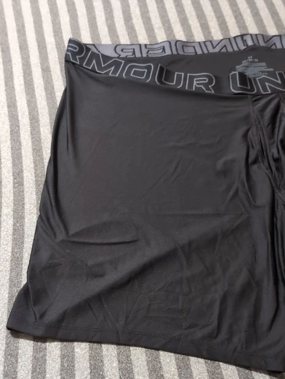 5xl Under Armour Black Men’s Performance Boxer Briefs with Branded Waistband
